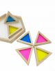 アクリル三角積み木　BLUE RIBBON社　