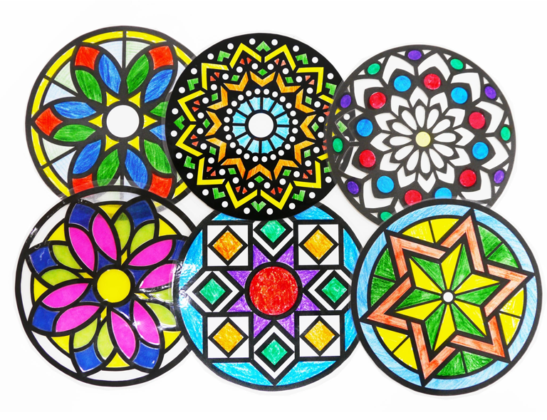 ぬりえブックMANDALA1 　MANDALA2 　MANDALAエキスパート エルフ出版