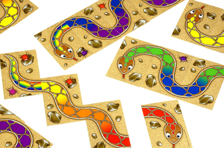 虹色のへび アミーゴ社 レインボースネーク　4歳位から遊べるカードゲーム