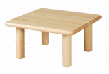 ままごとテーブル　ブロック社　保育室用家具　ちゃぶ台　木製家具