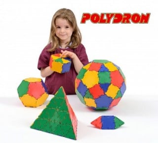 ポリドロンベーシック　POLYDRON　４種類の形を組み合わせる構成玩具