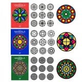 ぬりえブックMANDALA 　エルフ出版　まんだらぬりえ　サトウヒサオデザイン　日本製　曼荼羅ぬりえ