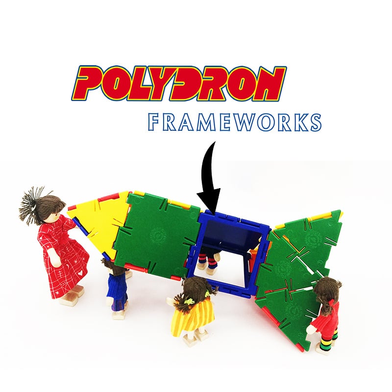 ポリドロンのフレームワークとベーシックを組み合わせて遊ぶ　POLYDRON社　イギリス